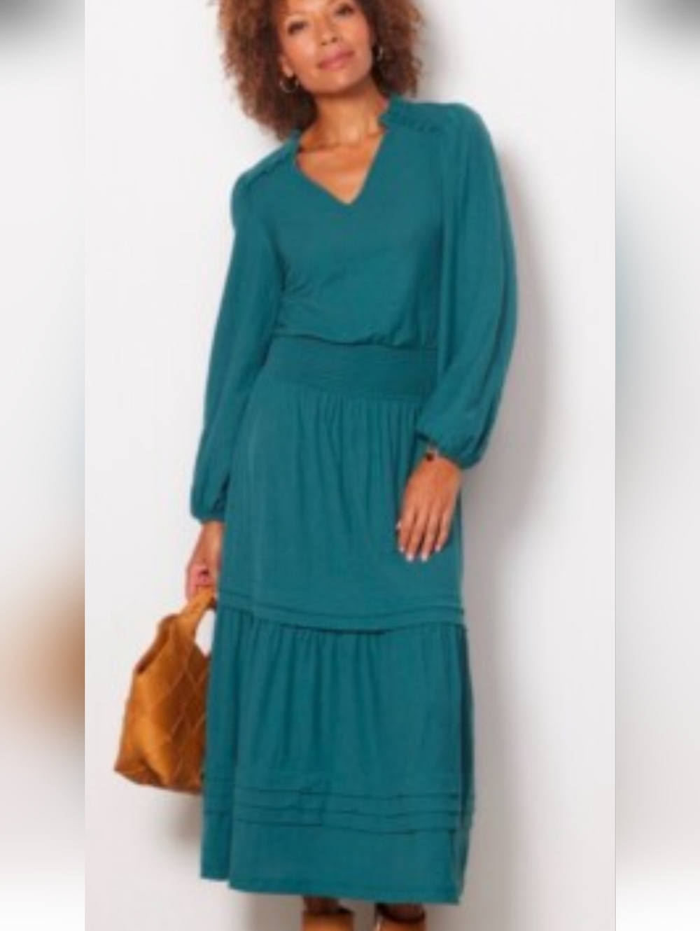 Nation Tiered Dress